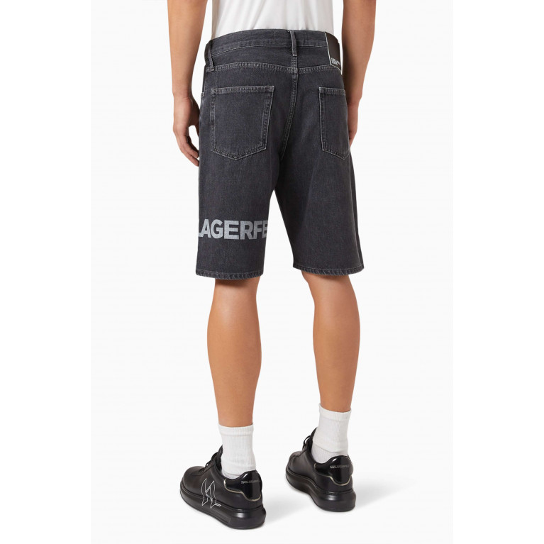 Karl Lagerfeld - KLJ Logo Shorts in Denim