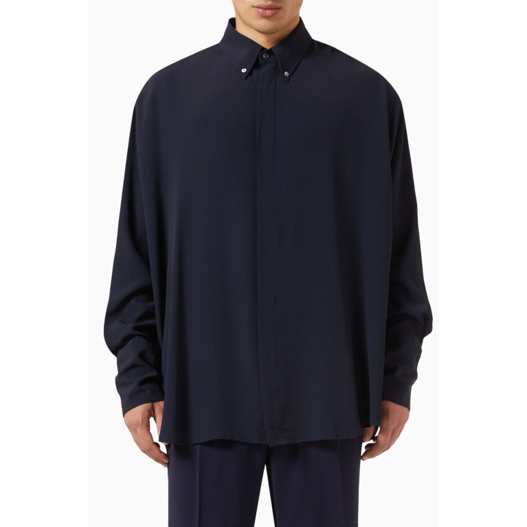 Ami - Oversized Shirt in Silk Blend