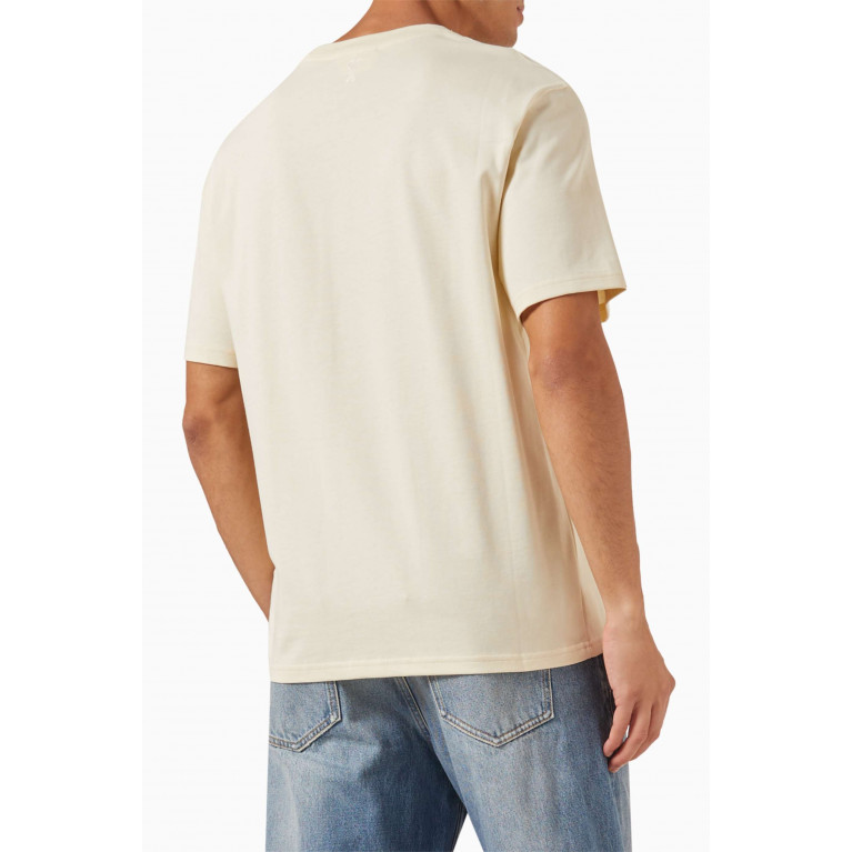 Ami - Fade Out T-shirt in Cotton-jersey Neutral