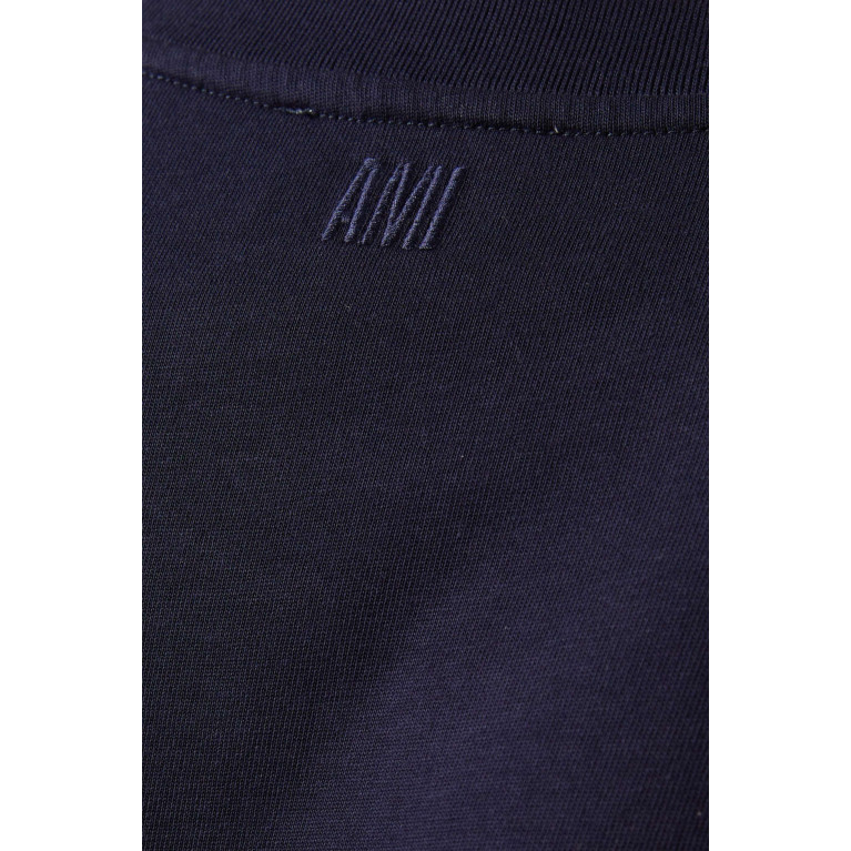 Ami - Ami De Coeur T-shirt in Cotton-jersey Blue
