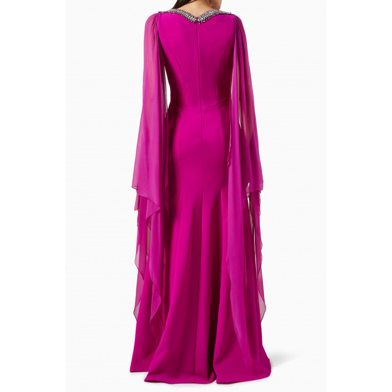 Jenny Packham - Merle Embellished Dress in Silk-chiffon