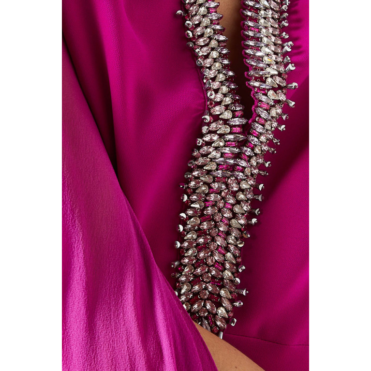 Jenny Packham - Merle Embellished Dress in Silk-chiffon
