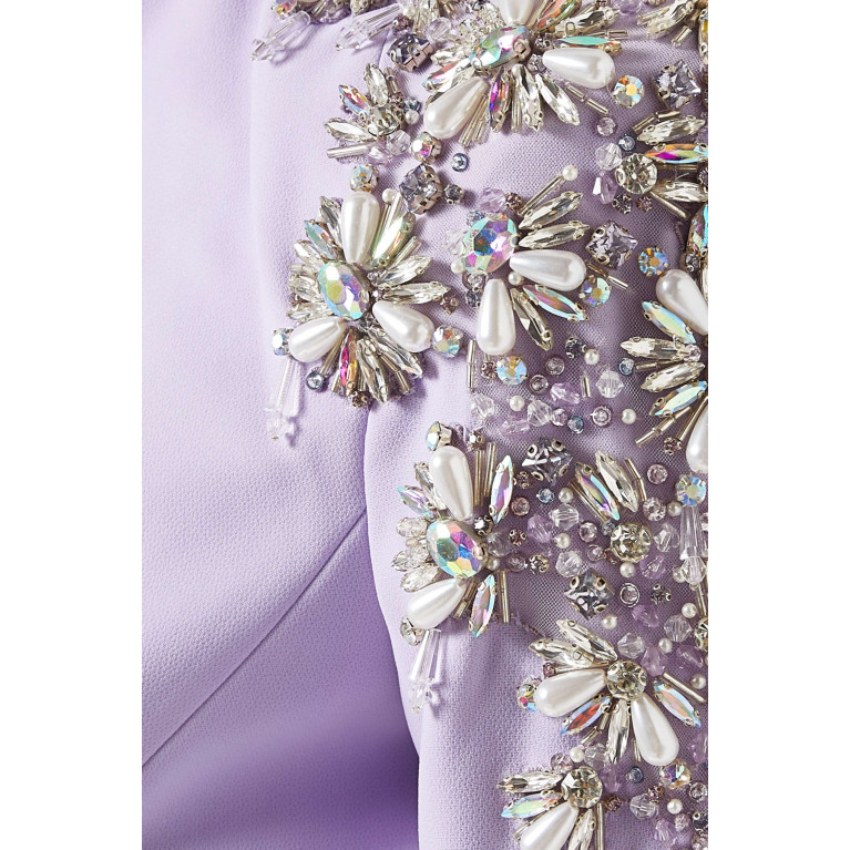 Jenny Packham - Kay Embellished Dress in Stretch-crepe