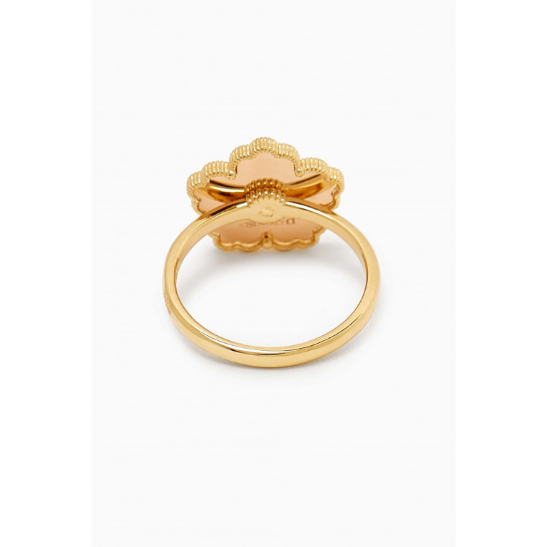Damas - Farfasha Giardino Oro Small Motif Ring in 18k Yellow & White Gold
