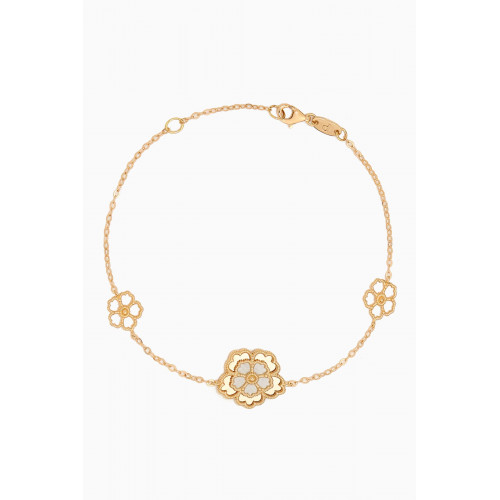 Damas - Farfasha Giardino Oro Charm Bracelet in 18kt Yellow & White Gold