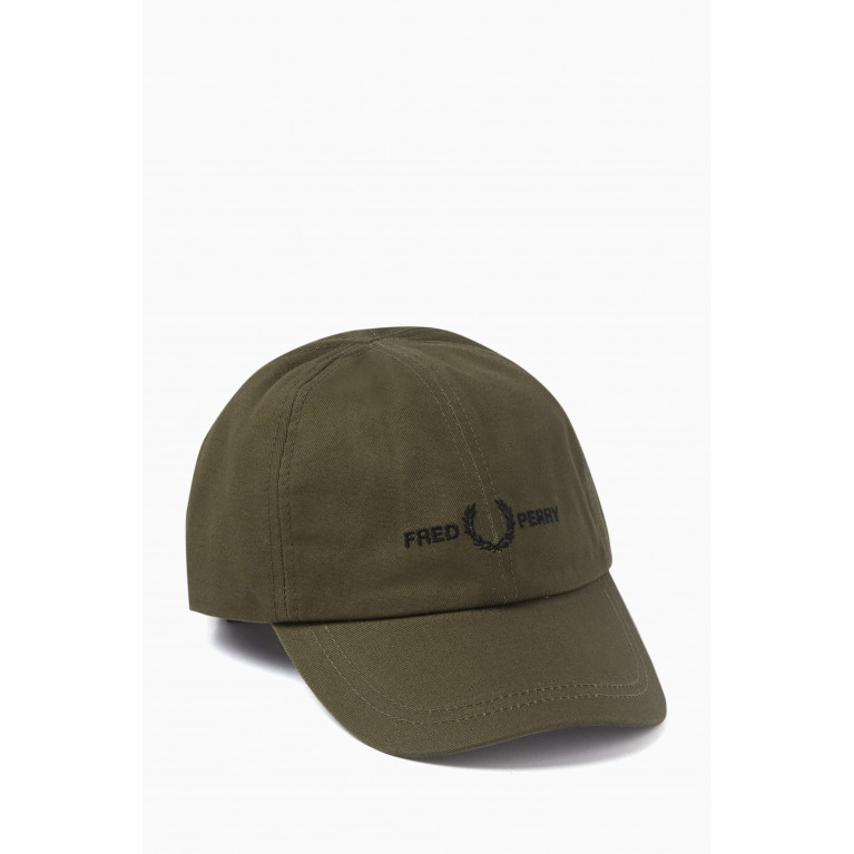 Fred Perry - Graphic Logo Cap in Cotton Twill