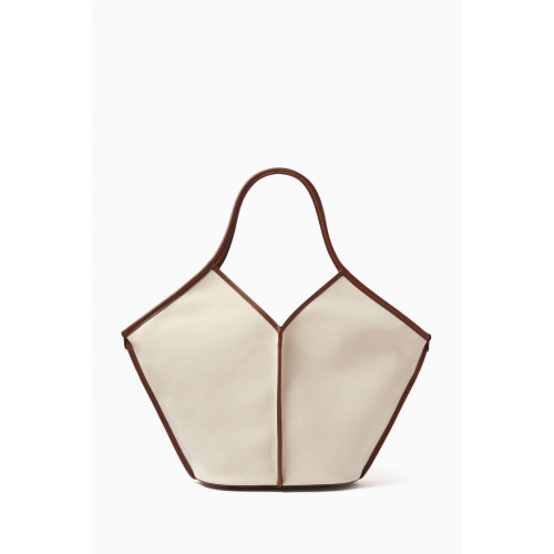 Hereu - Medium Calella Tote Bag in Cotton Canvas