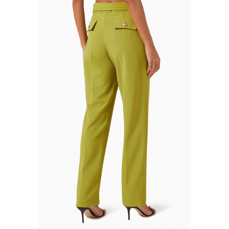 Elisabetta Franchi - Straight-fit Pants in Crepe