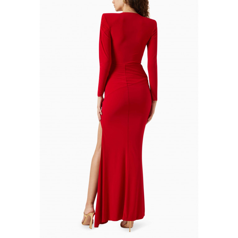 Zhivago - Say Ten Slit Gown in Jersey Fabric