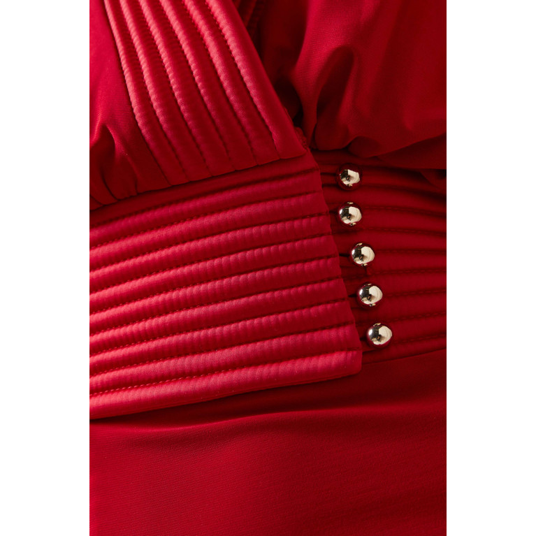 Zhivago - I'm Her Man Gown in Stretch-jersey Red
