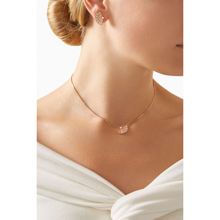 Garrard - Fanfare Symphony Diamond Stud Earrings in 18kt Rose Gold