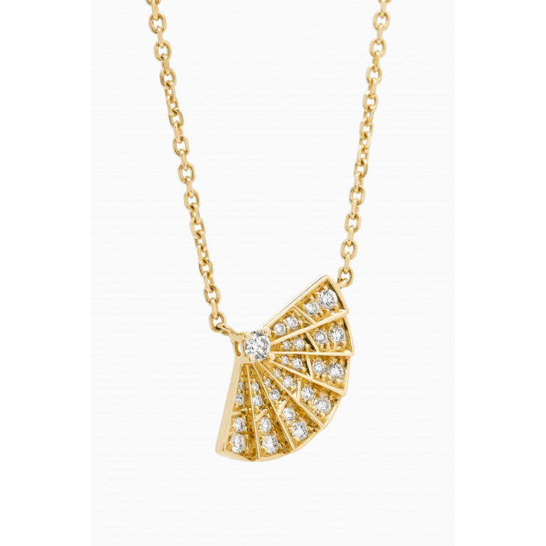 Garrard - Fanfare Symphony Diamond Pendant Necklace in 18kt Yellow Gold
