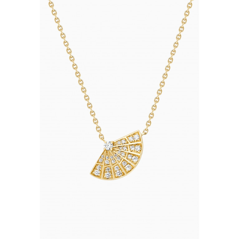 Garrard - Fanfare Symphony Diamond Pendant Necklace in 18kt Yellow Gold