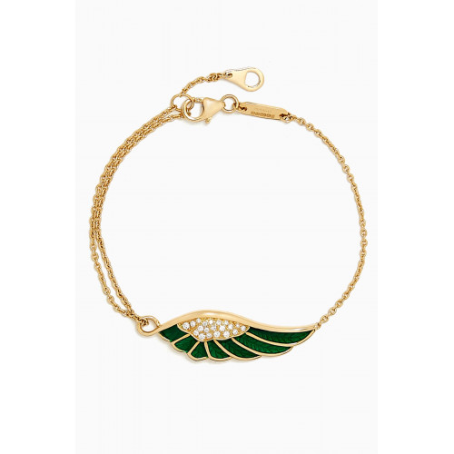 Garrard - Wings Reflection Diamond Bracelet in 18kt Yellow Gold