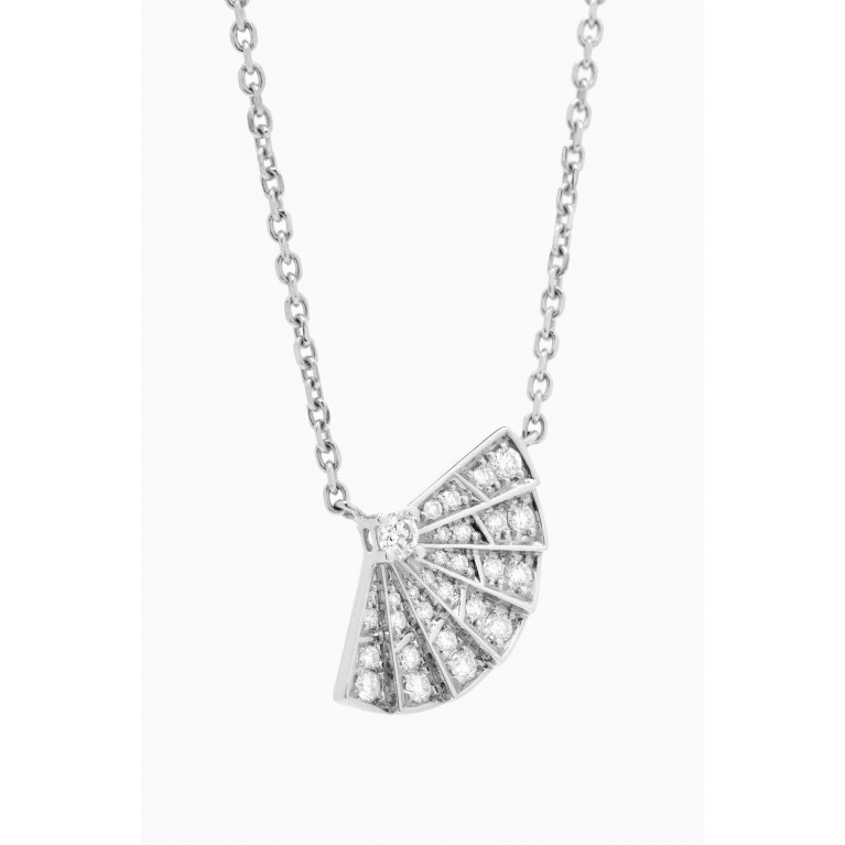 Garrard - Fanfare Symphony Diamond Pendant Necklace in 18kt White Gold
