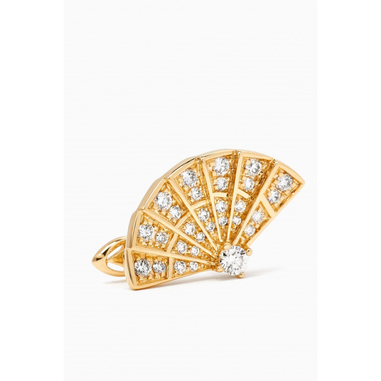 Garrard - Fanfare Symphony Diamond Stud Earrings in 18kt Yellow Gold