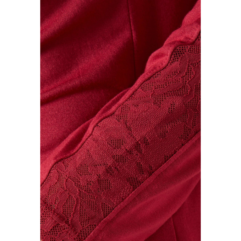 Calvin Klein - Intrinsic Pyjama Top in Stretch Modal-jersey Red