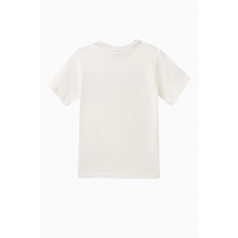 GCDS - Logo-print T-shirt in Cotton Neutral