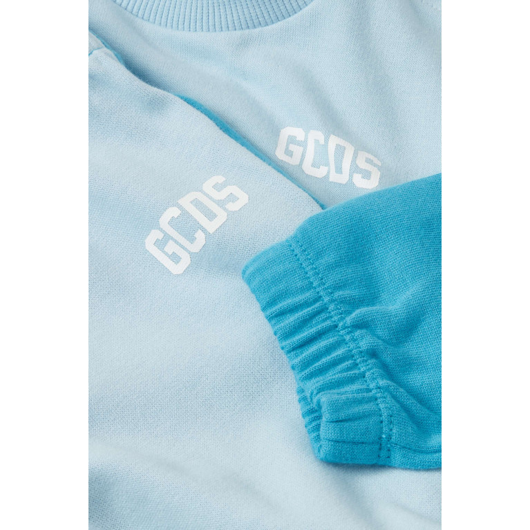 GCDS - Colourblock Tracksuit Set Blue