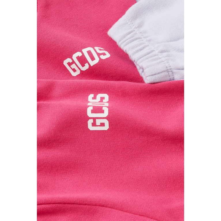 GCDS - Colourblock Tracksuit Set Pink