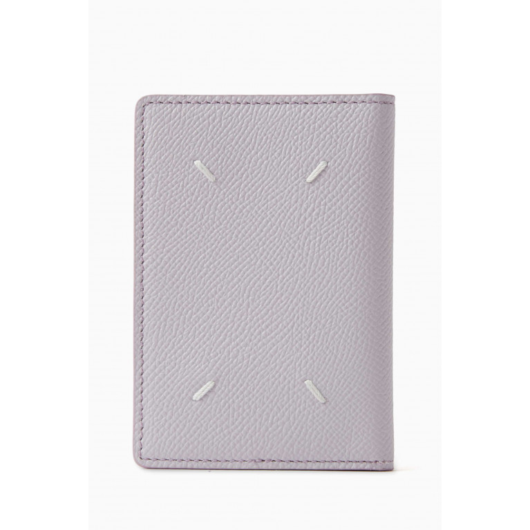 Maison Margiela - Four Stitches Card Holder in Grainy Leather