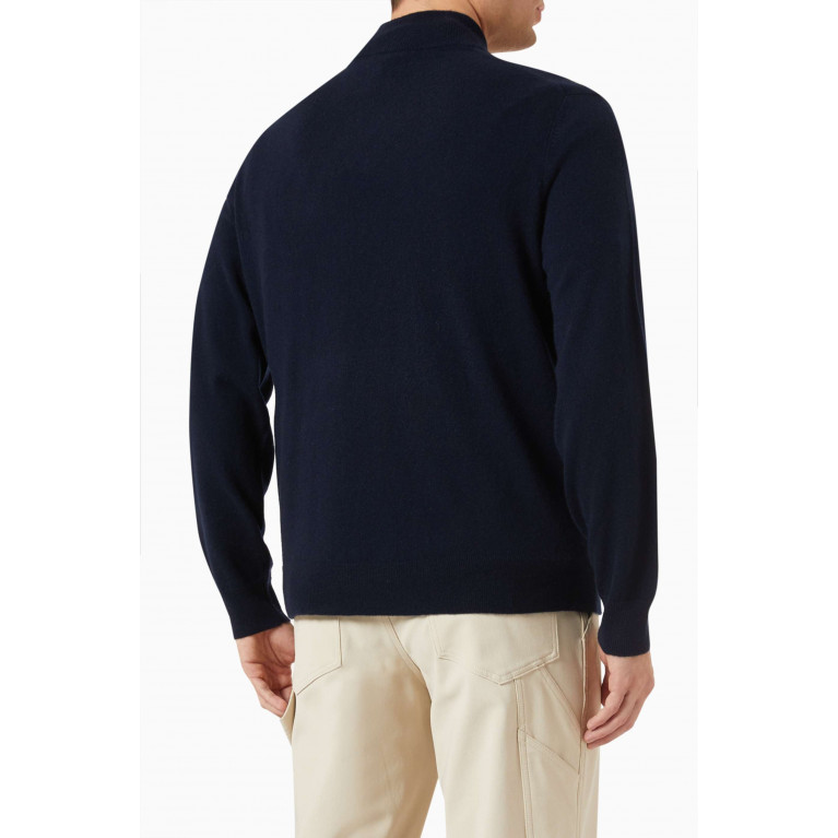Theory - Hilles Quarter-zip Sweater in Cashmere Knit