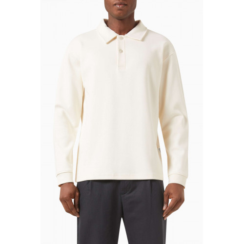 Selected Homme - Dap Polo Shirt in Organic Cotton-knit Neutral