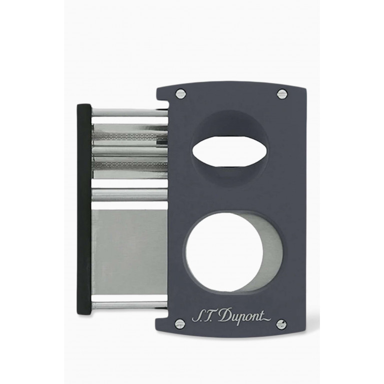 S. T. Dupont - Matte Double-blade Cigar Cutter in Metal
