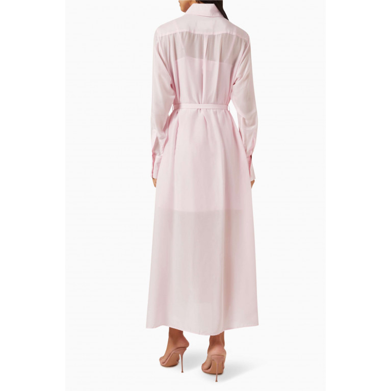 Viktoria & Woods - Rosewood Midi Shirt Dress in Silk-blend