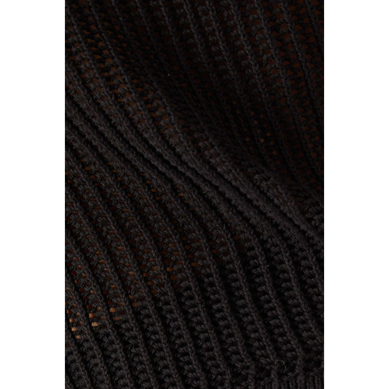 Viktoria & Woods - Brando Crewneck Top in Cotton-knit Black