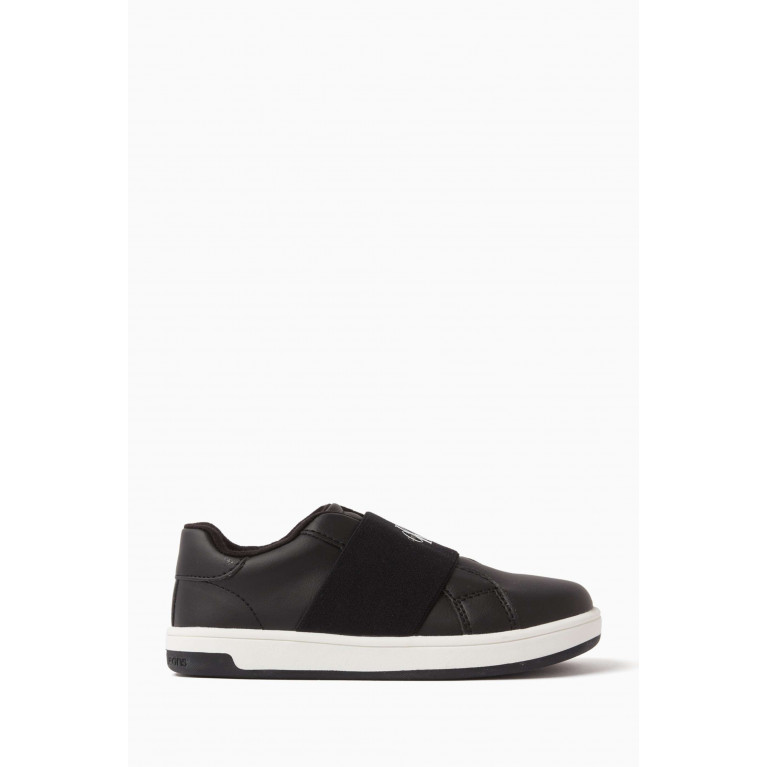 Calvin Klein - Logo Low-Cut Sneakers in Faux Leather