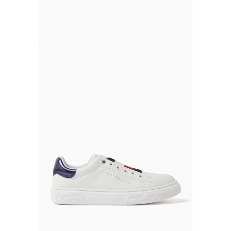 Tommy Hilfiger - Flag Strap Sneakers in Faux Leather