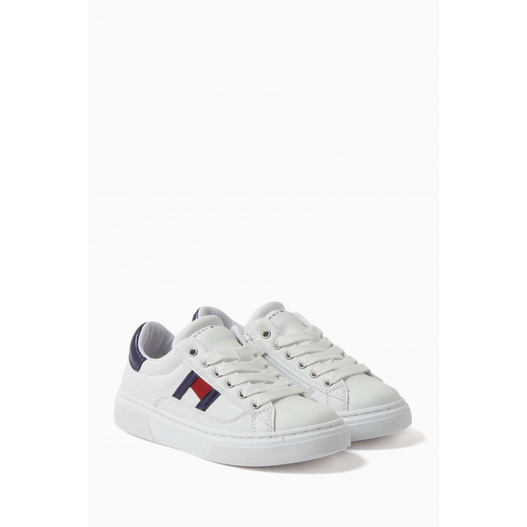 Tommy Hilfiger - TH Flag Sneakers in Faux Leather