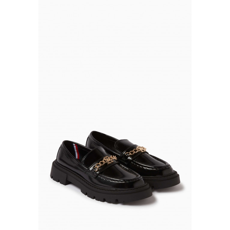Tommy Hilfiger - Low-Cut Loafers in Faux Leather