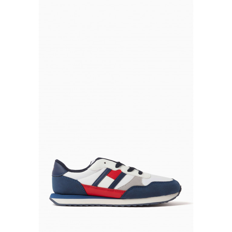 Tommy Hilfiger - Flag Low-Cut Sneakers in Faux Leather