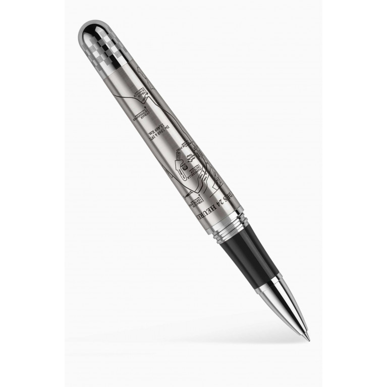 Montegrappa - 24H Le Mans Rollerball Pen, Innovation in Resin & Stainless Steel