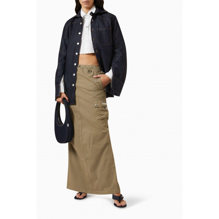 Coperni - Cargo Maxi Skirt in Cotton