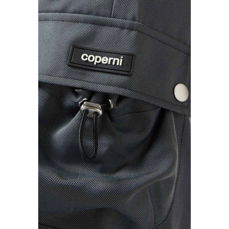 Coperni - Tailored Cargo Maxi Skirt in Wool-blend Fleecy Fabric