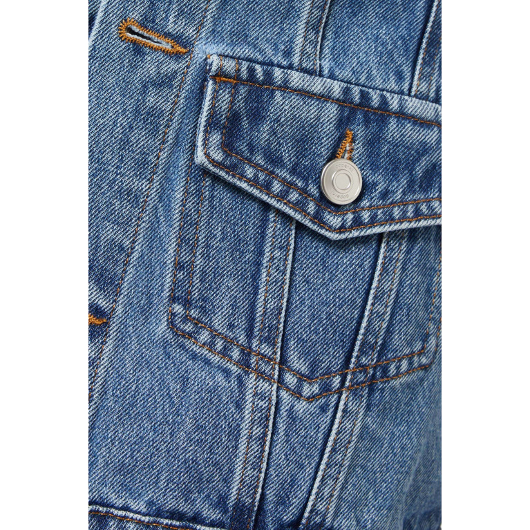 Coperni - Flap Skirt Jeans in Cotton
