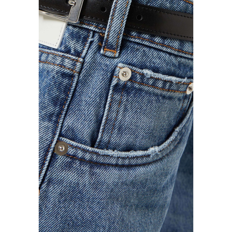 Coperni - Hybrid Flared Denim Jeans in Cotton