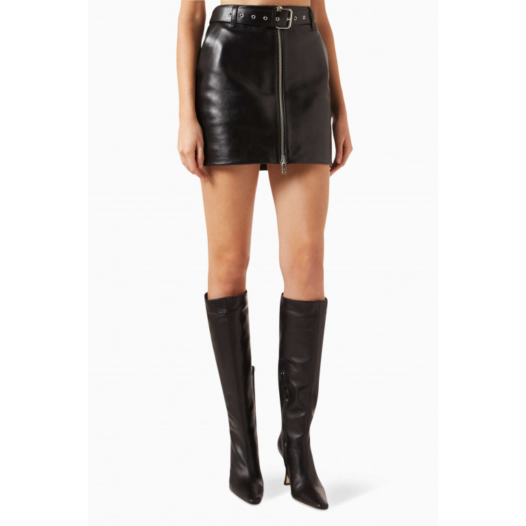 ANINE BING - Ana Mini Skirt in Leather