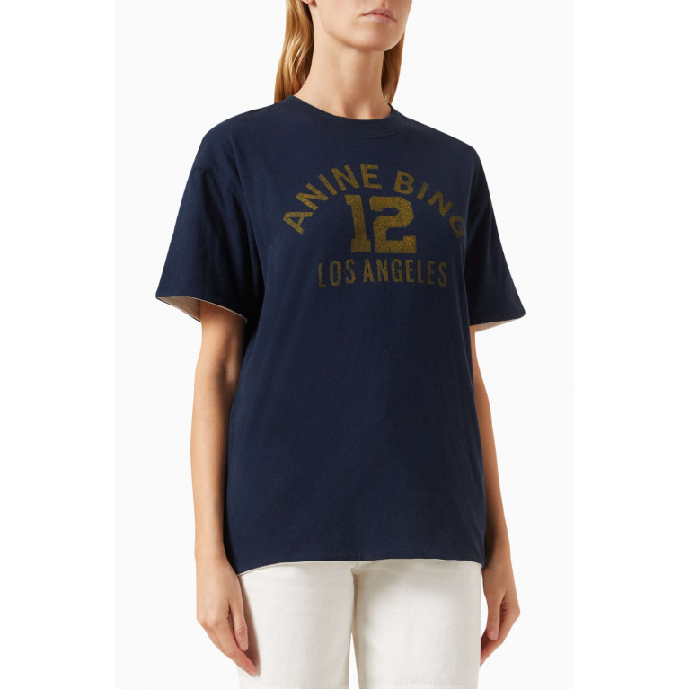 ANINE BING - Toni Tee Reversible T-shirt in Organic Cotton