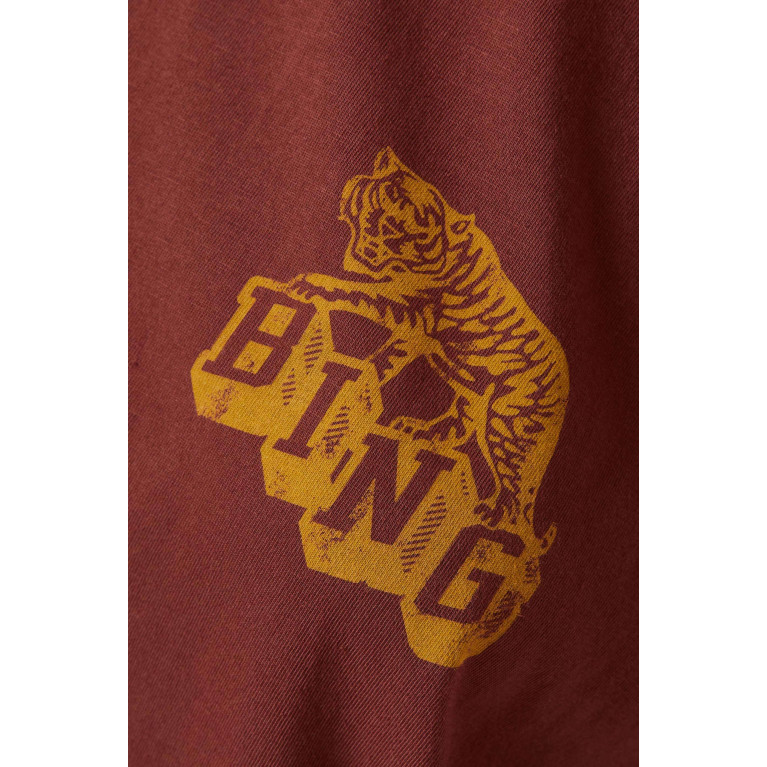 ANINE BING - Walker Retro Tiger Print T-Shirt in Cotton