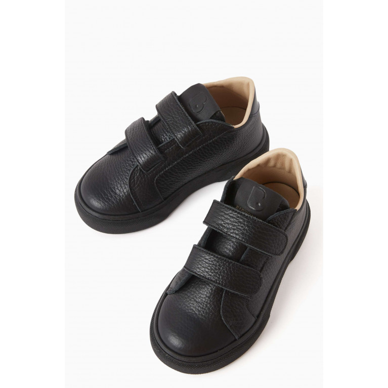 Babywalker - Double-velcro Sneakers in Leather