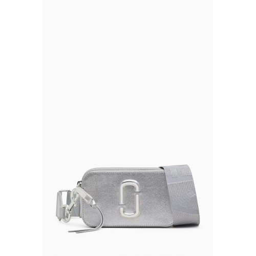 Marc Jacobs - The Snapshot Crossbody Bag in Metallic Leather