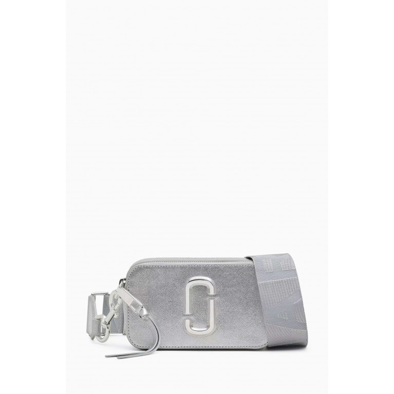 Marc Jacobs - The Snapshot Crossbody Bag in Metallic Leather