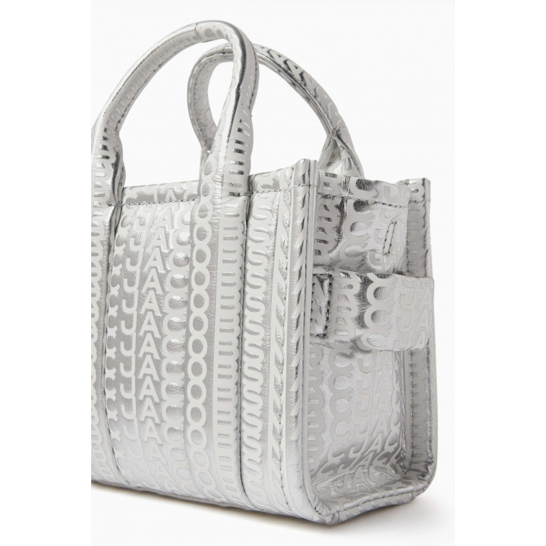 Marc Jacobs - The Micro Tote Bag in Metallic Leather