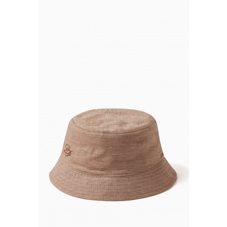 Loro Piana - Reversible Bucket Hat in Linen Canvas