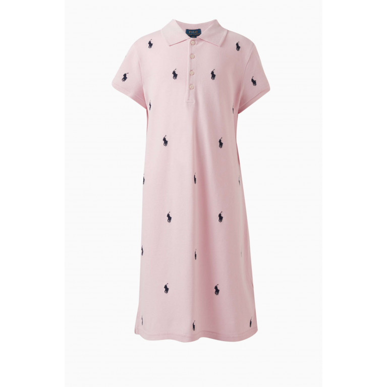 Polo Ralph Lauren - All-Over Polo Day Dress in Cotton