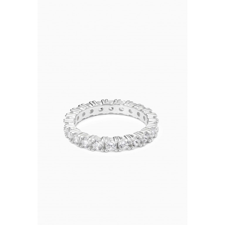 Hatton Labs - CZ Eternity Ring in Sterling Silver